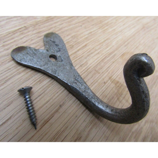Antique Iron Handforged Small Heart Hook