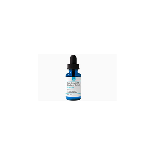 PURE Salicylic Acid 5% Solution (30 mL), Gentle Exfoliating Serum/Mask for Smoother & Clearer Skin, Treats Blackheads, Acne & Clogged Pores