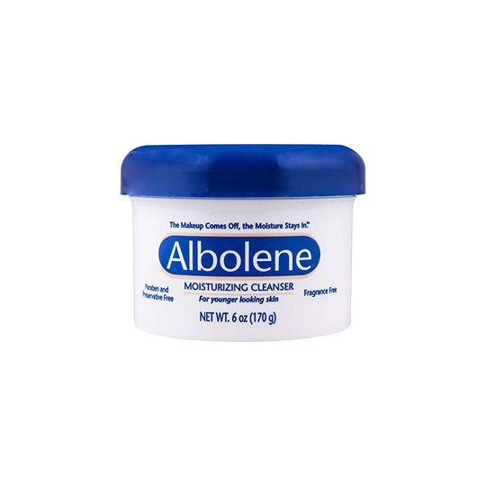 Albolene Moisturizing Cleanser 3 in 1 Skin Care Product Makeup Remover Facial Cleanser and Moisturizer No Soap or Water Needed 6 Ounce Pack of 1
