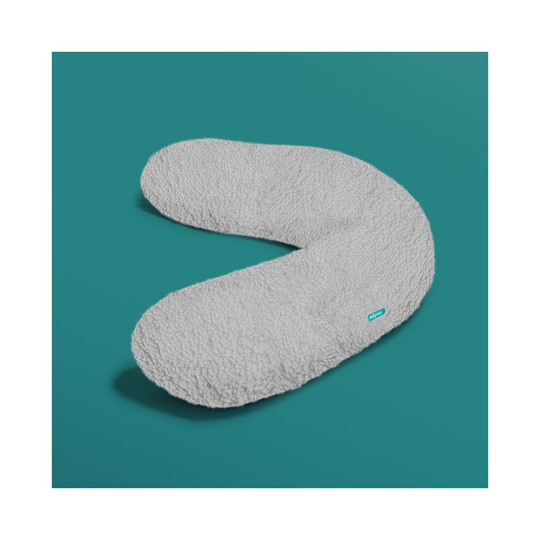 Kally Sleep Body Pillow - Sherpa Grey