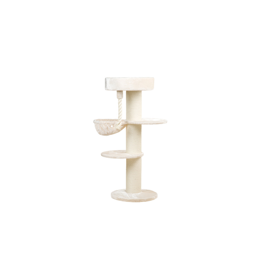 RHRQuality Cat Tree Maine Coon Sleeper Plus Cream