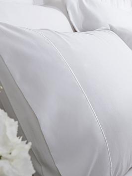 Bianca Fine Linens Luxury 800 Thread Cotton Sateen Standard Pillowcase - White
