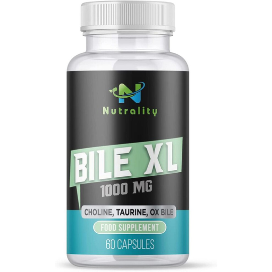 Nutrality Bile XL - 60 Capsules - Bile Supplement for Liver Detox - Gallbladder Supplements for Adults - 30-Day Supply - Natural Premium Quality...