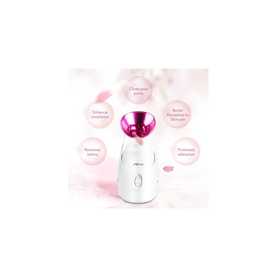 Aiho Nano Ionic Facial Steamer Personal Skin Care Face Steamer Unclog Pore Blackheads Facial Moisturizer Spa Hot Mist