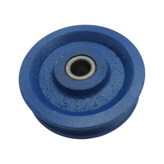 300MM Blue Painted Cast Iron Sheave With Bush - 25MM Wire Rope Spare Replacement