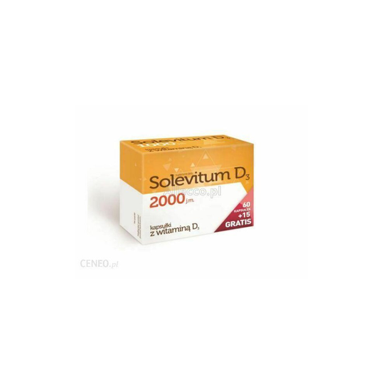 Solevitum D3 2000 75 cap Vitaminum D3 D-Vitum Protego Vigantoletten