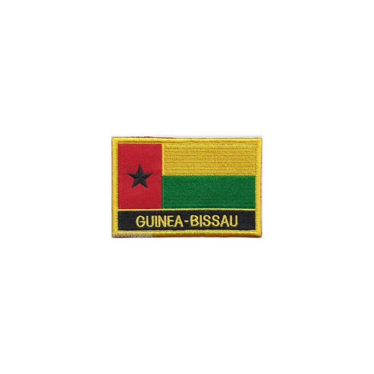 Guinea-Bissau Flag Embroidered Patch Badge - Sew or Iron on
