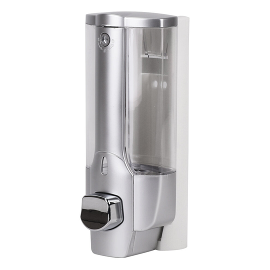 (Silver ) Bathroom Soap Shower Shampoo Gel Dispenser