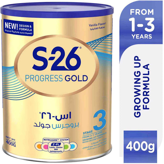 Nestle S-26 Progress Gold Stage 3 Cow Milk 400g