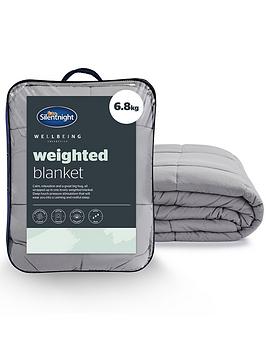 Silentnight Wellbeing Adult 6.8Kg Weighted Blanket - Grey