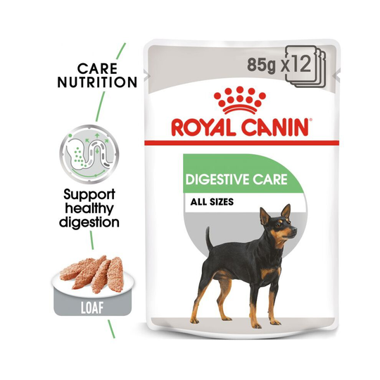 (12 x 85g) Adult Wet Dog Food Nutrition Digestive Care Royal Canin