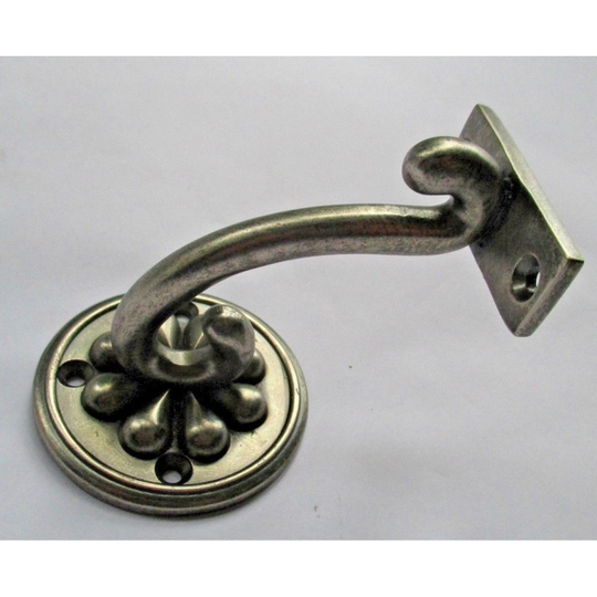 Steel decorative fancy handrail bracket Antique Iron Pewter