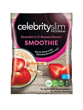 Celebrity Slim Strawberry &Amp; Banana Smoothies (14 Sachets Total Weight 763 Grams)