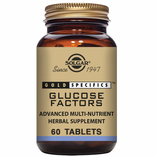 Solgar Gold Specifics Glucose Factors Tablets - Pack of 60
