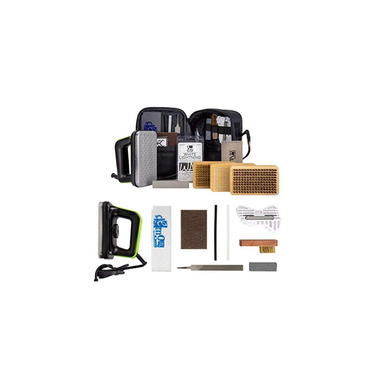 Demon Complete Ski Tune Kit with Wax and Brush Kit- Snowboard Tuning Kit