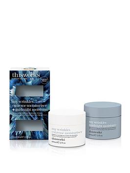 This Works My Wrinkles Extreme Moisturiser And Midnight Moisture (Worth &Pound;104))