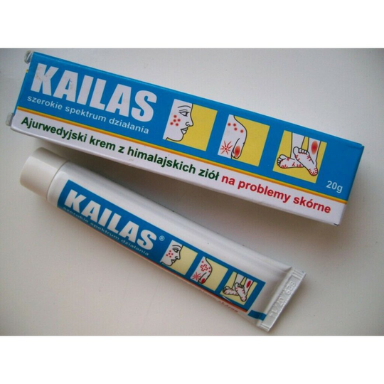 Kailas, Ayurvedic cream of Himalayan herbs for skin problems, 20g