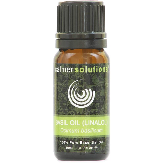 Calmer Solutions Basil (Sweet) 100% Pure Essential Aromatherapy Oil 10ml
