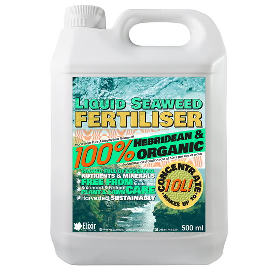 (Liquid Seaweed, 500ml) Elixir Gardens | Seaweed Fertilisers | Seaweed Meal, Calcified Seaweed, Liquid Seaweed + Iron