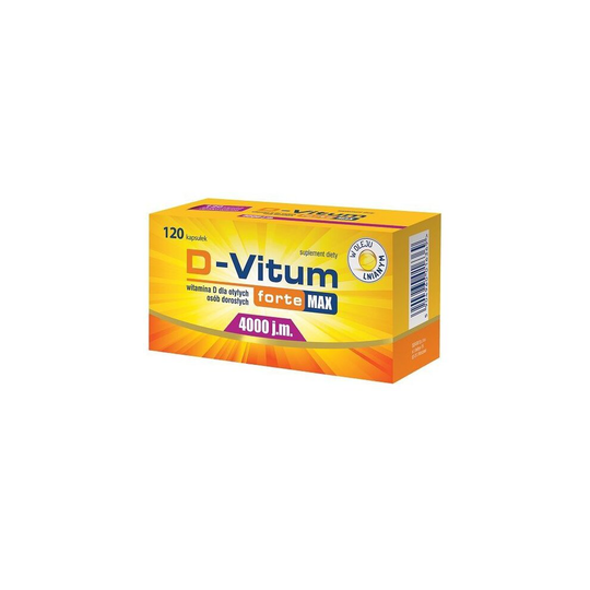 D-Vitum Forte Max 4000 j.m., 120 kapsułek