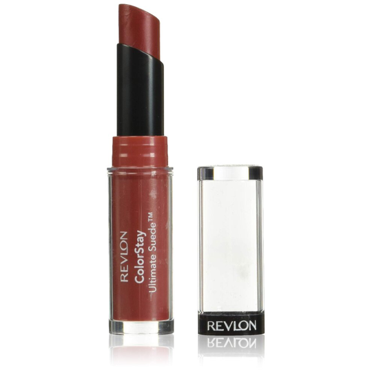 Revlon ColorStay Ultimate Suede Lipstick, Longwear Soft, Ultra-Hydrating High-Impact Lip Color, Formulated with Vitamin E, Fashionista (080), 0.09 oz