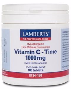 Lamberts Vitamin C Time Release, 1000mg, 180 Tablets