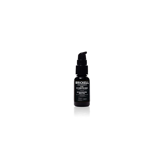 Brickell Men's Restoring Eye Serum Treatment for Men, Natural and Organic Eye Serum to Firm Wrinkles, Reduce Dark Circles, and Promote Youthful Skin,