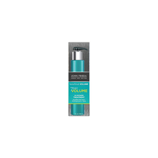 John Frieda Luxurious Volume 7-Day Volume In-Shower Treatment, Hair Treatment, Helps to Create Wash-resistant Volume, 4 Ounces