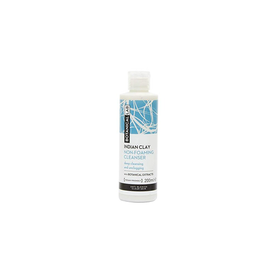Botanical Lab Indian Bentonite Clay Non-Foaming Cleanser 200ml with salicylic acid