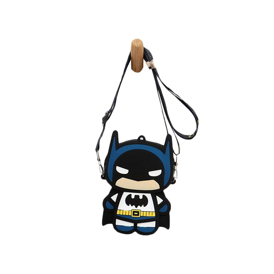 (Batman) Children Toys For Girls Boys Spiderman Ironman Captain America Silicone Pocket