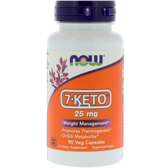 Now Foods, 7-KETO, 25 mg, 90 Veg Capsules