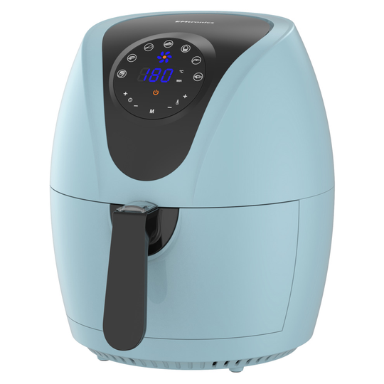 EMtronics EMDAF45LAQ Digital Air Fryer 4.5L - Aqua Blue
