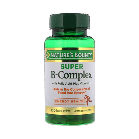 NATURE'S BOUNTY Super B-Complex Vitamin Supplement - 150 Tablets