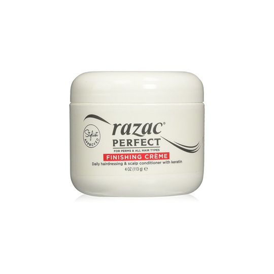Razac Perfect for Perms Finishing Creme Daily Hairdressing and Scalp Conditioner, 4 Ounce