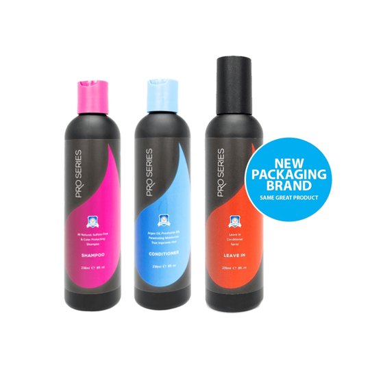 Pro Series Bundle - 8oz Bottles - Shampoo, Conditioner, Leave-In Conditioner