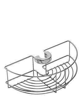 Croydex Easy-Fit Shower Riser Rail Basket