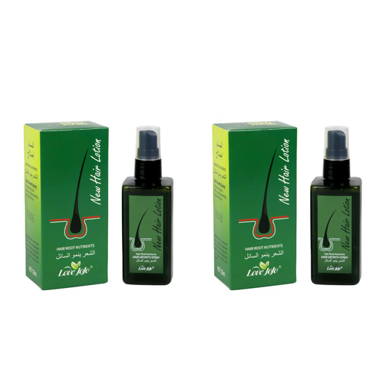 Love Jojo New Hair Regrowth Lotion Baldness Nourish Hair Roots 120mL (Pack of 2)