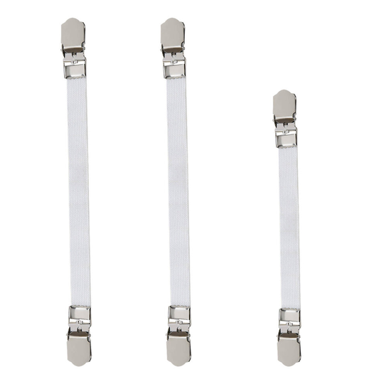 Set of 3 Ironing Board Cover Clips Elastic Ironing Cover Fasteners Adjustable