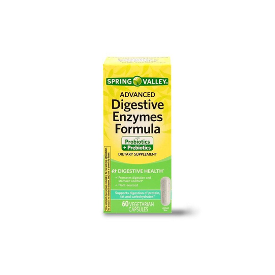 Spring Valley Advanced Digestive Enzymes, 60 Count