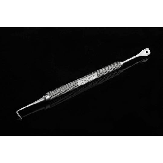 Suvorna Skinpal s75 - L-Shaped Lancet for Pimple, Milia, Pus, Comedone & Blemish Removal Tool 2in1. Made of Surgical Grade...