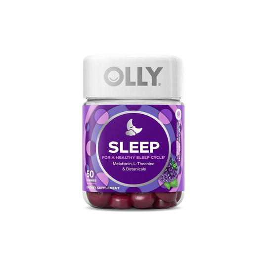 OLLY Sleep Gummy, 3mg Melatonin, L Theanine, Chamomile, Blackberry, 50 Ct