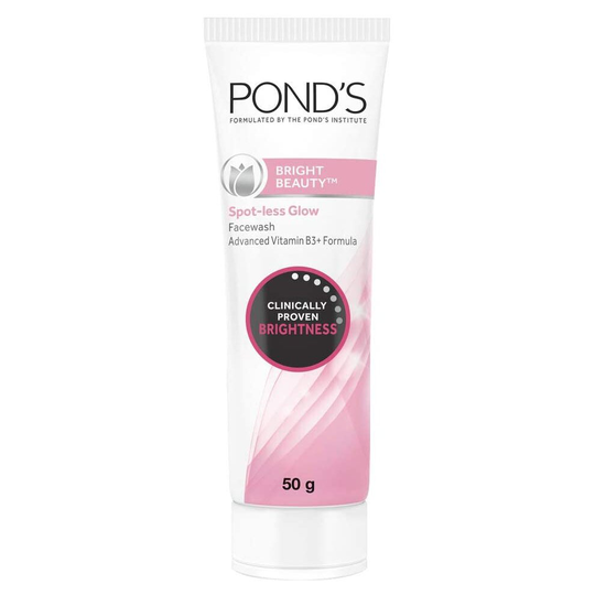 Pond's White Beauty Spot-less Firness Face Wash, 50g