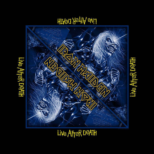 Iron Maiden Unisex Bandana: Live After Death - Iron Maiden - Clothing