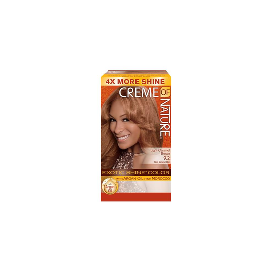 Creme of Nature Exotic Shine Colour Light Caramel Brown 9.2