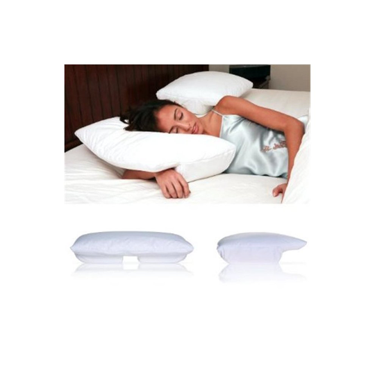 Living Healthy Products BSP-002-SM Small Better Sleep Pillow Cream Velour Cover