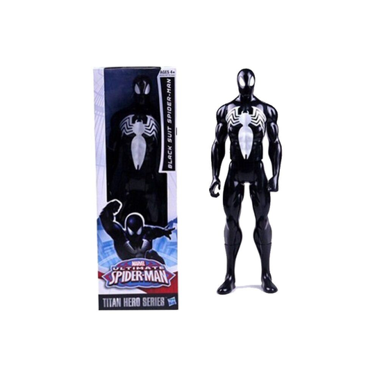 (Black White Spider-Man) Avengers Action Figure Toys Thanos Hulk Iron Man Captain America Thor Wolverine