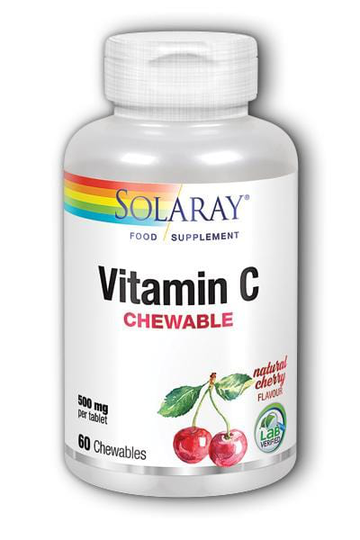 Solaray Chewable Vitamin C, 60 Chewables