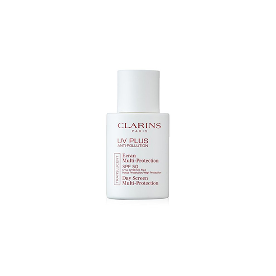 Clarins UV Plus Anti-Pollution Day Screen Multi-Protection SPF 50 Cream for Unisex, 0.01 Pound