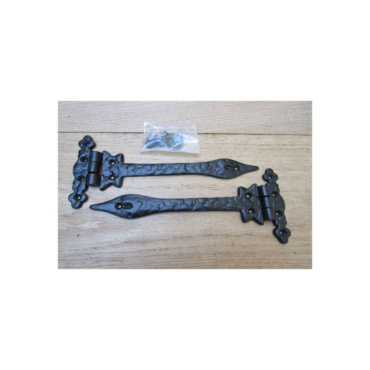 Leaf Hinge 6" Black Antique