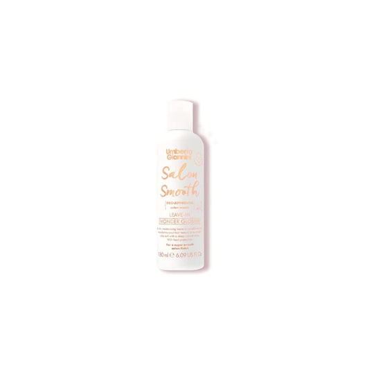 Umberto Giannini Salon Smooth Wonder Glosser - Lightweight Leave In Conditioner Hair Treatment with Heat Protection - Creates Shine & Reduces Frizz